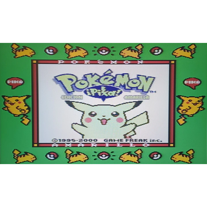 Pokemon Amarillo Compatible con Gameboy 3