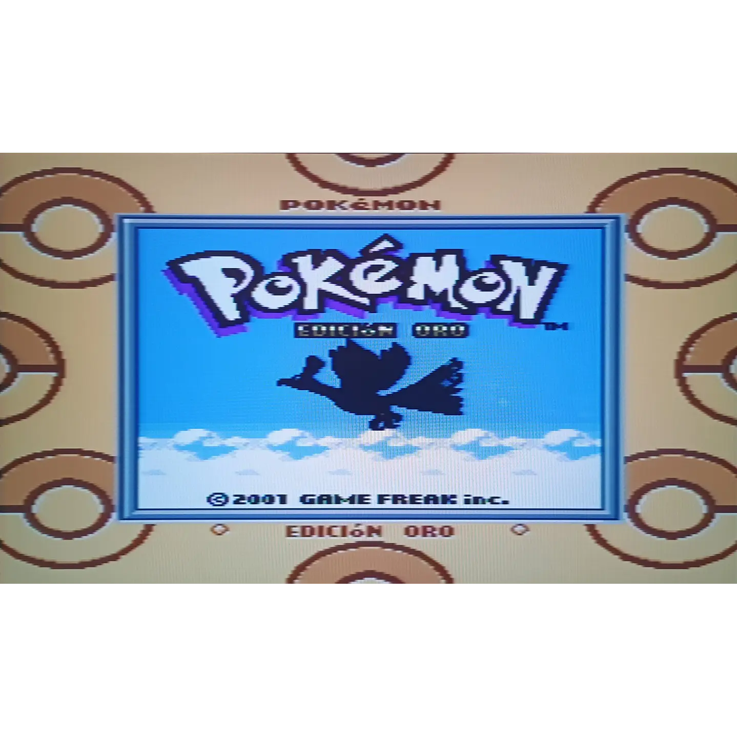 Pokemon Oro Compatible con Gameboy 3