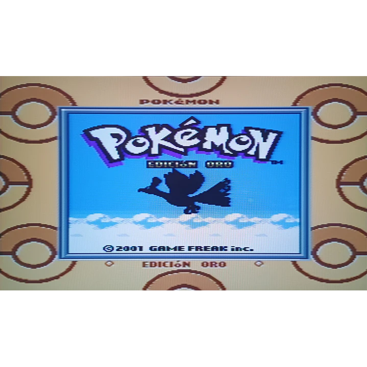 Pokemon Oro Compatible con Gameboy 3