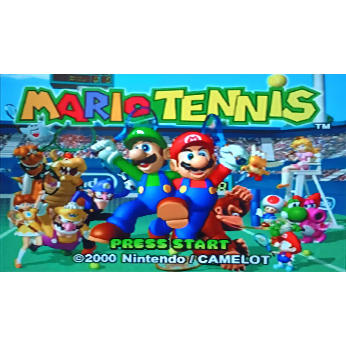 Mario Tennis Compatible con N64 4