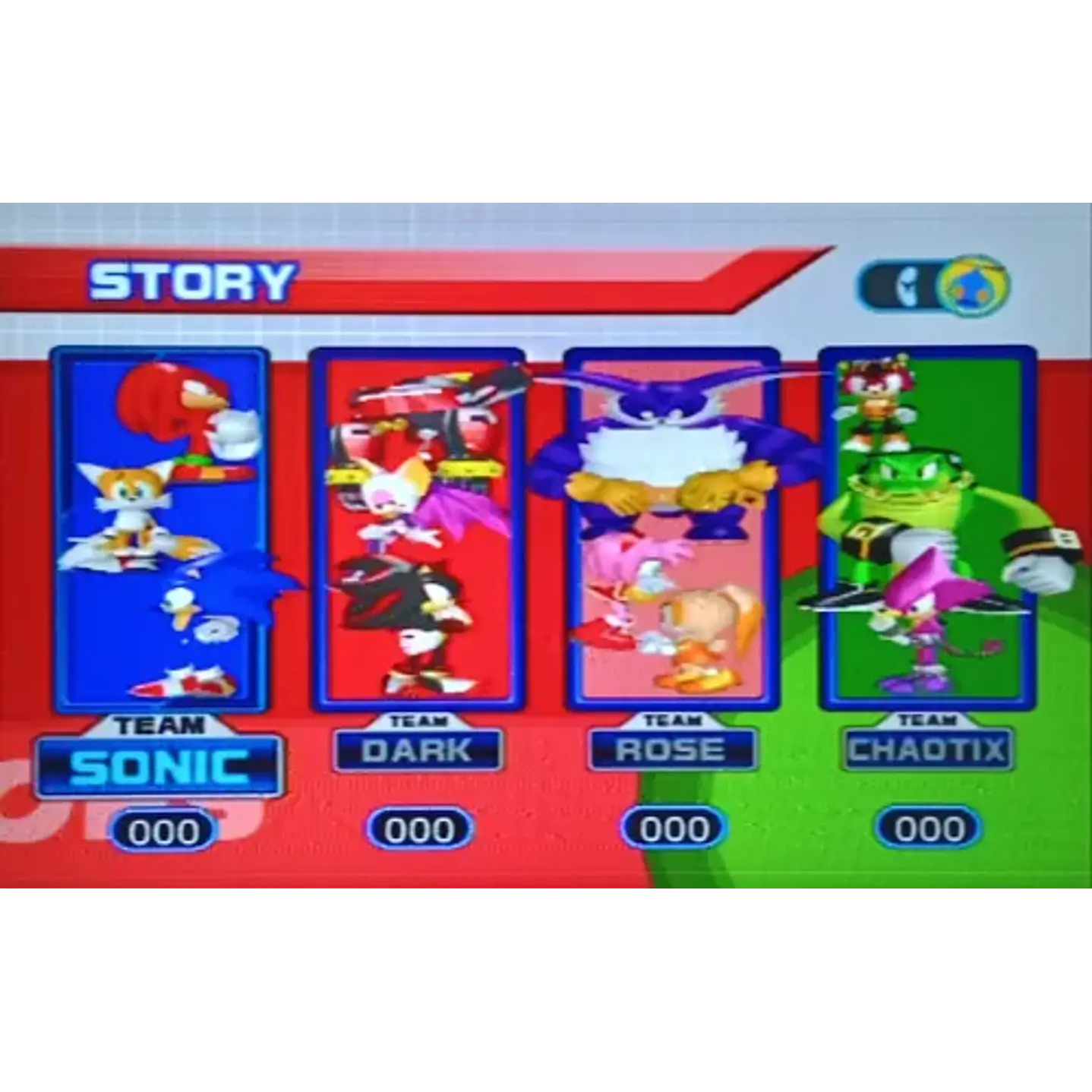 Sonic Heroes Gamecube 7