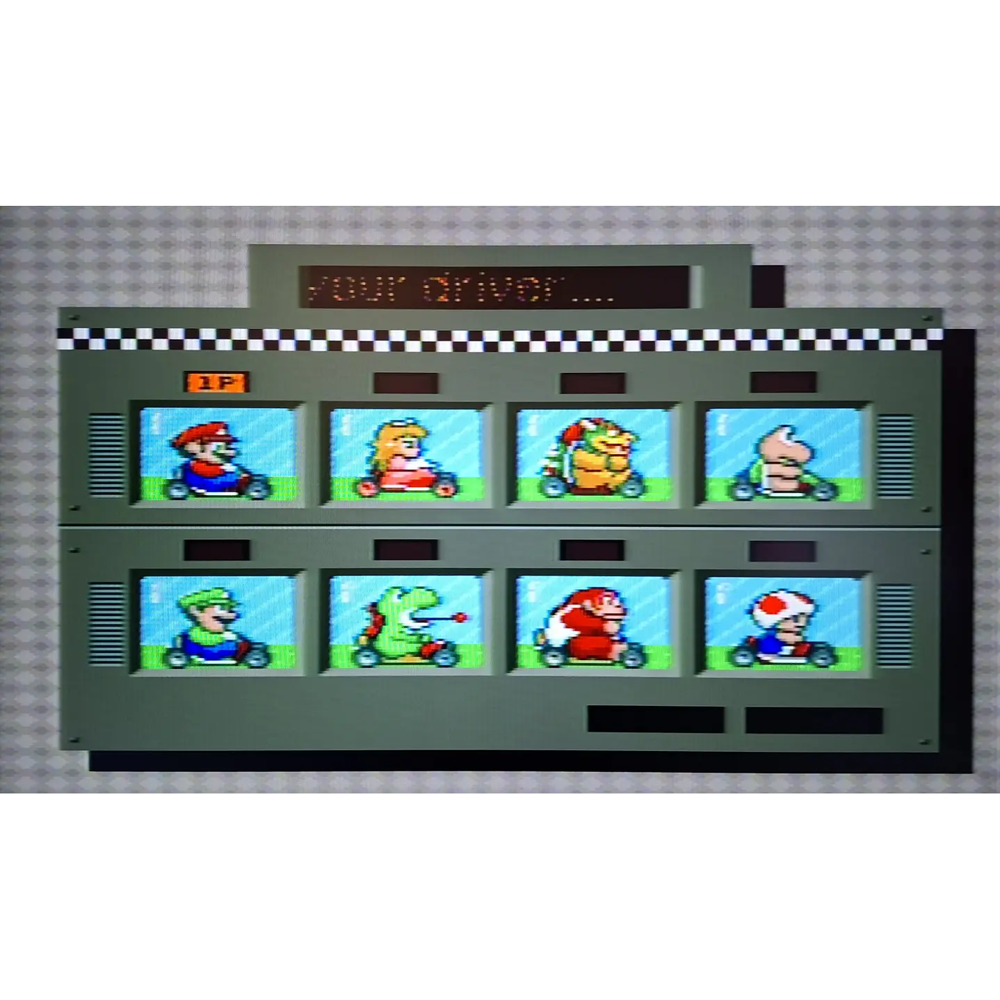Super Mario Kart Compatible con SNES 4