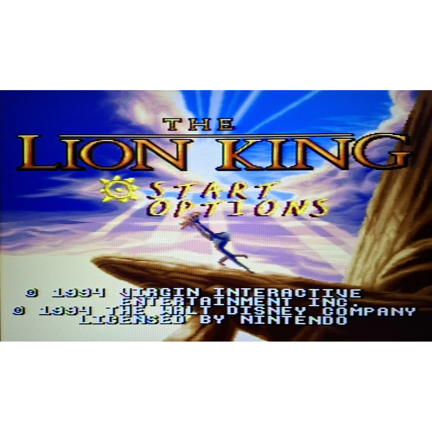 Rey Leon Compatible con SNES 2