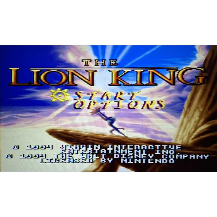 Rey Leon Compatible con SNES 2