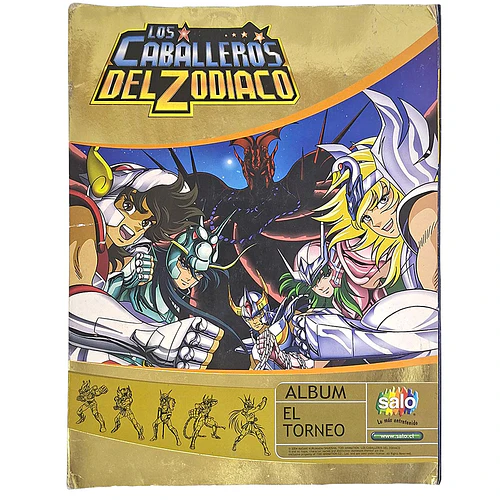 EXHIBICIÓN – ÁLBUM LOS CABALLEROS DEL ZODIACO: EL TORNEO SALO 2004 GUARDADO – EXHIBICIÓN (NO A LA VENTA)