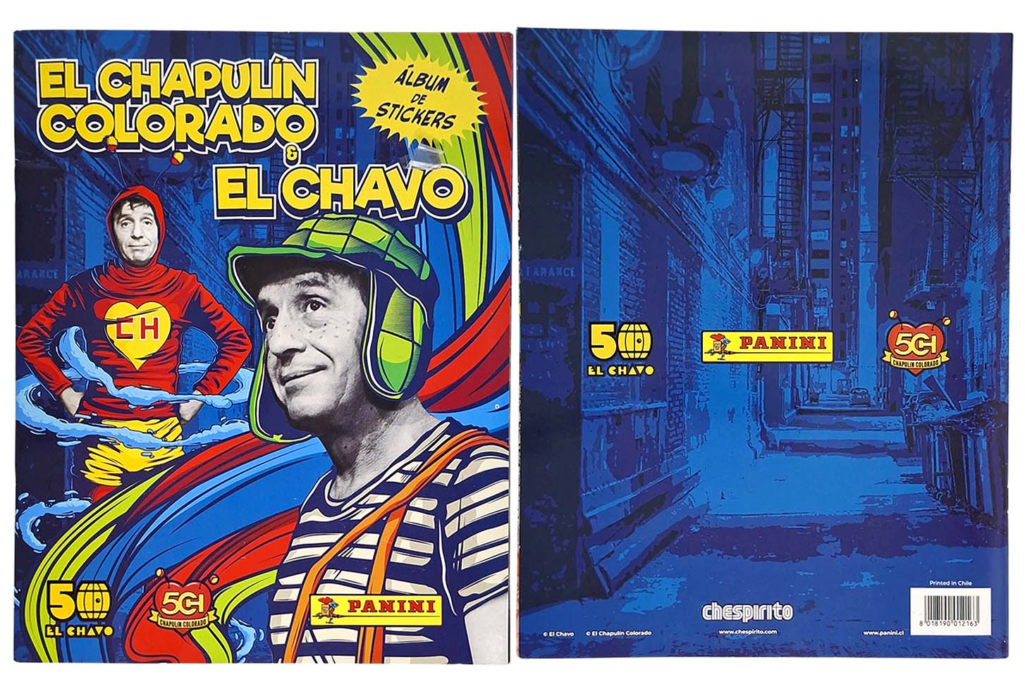 EXHIBICIÓN – ÁLBUM EL CHAPULÍN COLORADO & EL CHAVO PANINI 2020 – EXHIBICIÓN (NO A LA VENTA)
