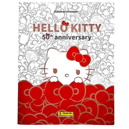 ÁLBUM HELLO KITTY 50TH ANNIVERSARY PANINI 2024 SEGUNDA MANO – EXHIBICIÓN