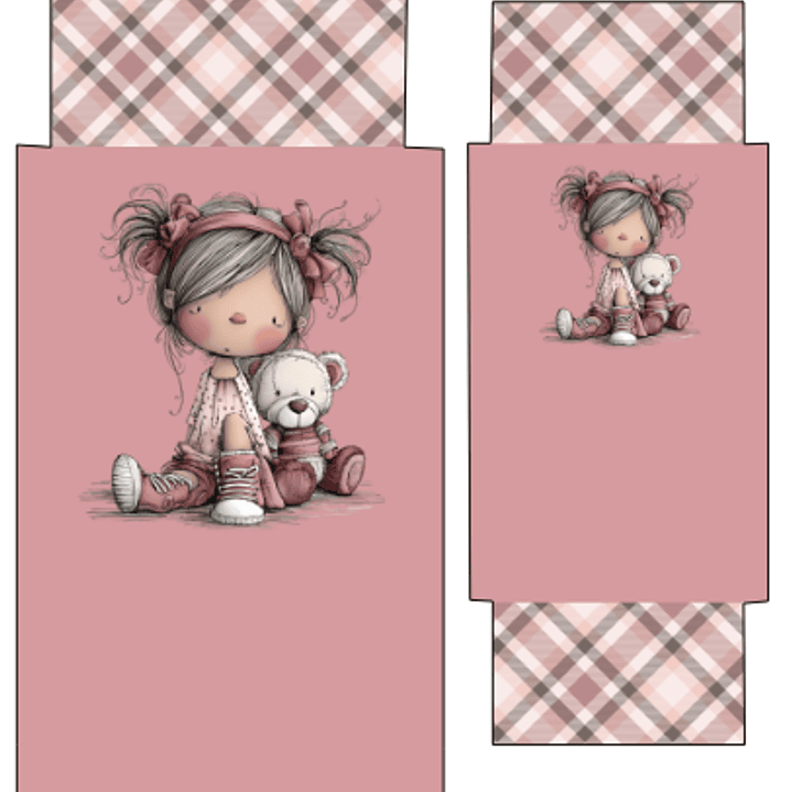 Conj Porta Oculos/TLM e Porta Moedas com fecho click-clack I 1