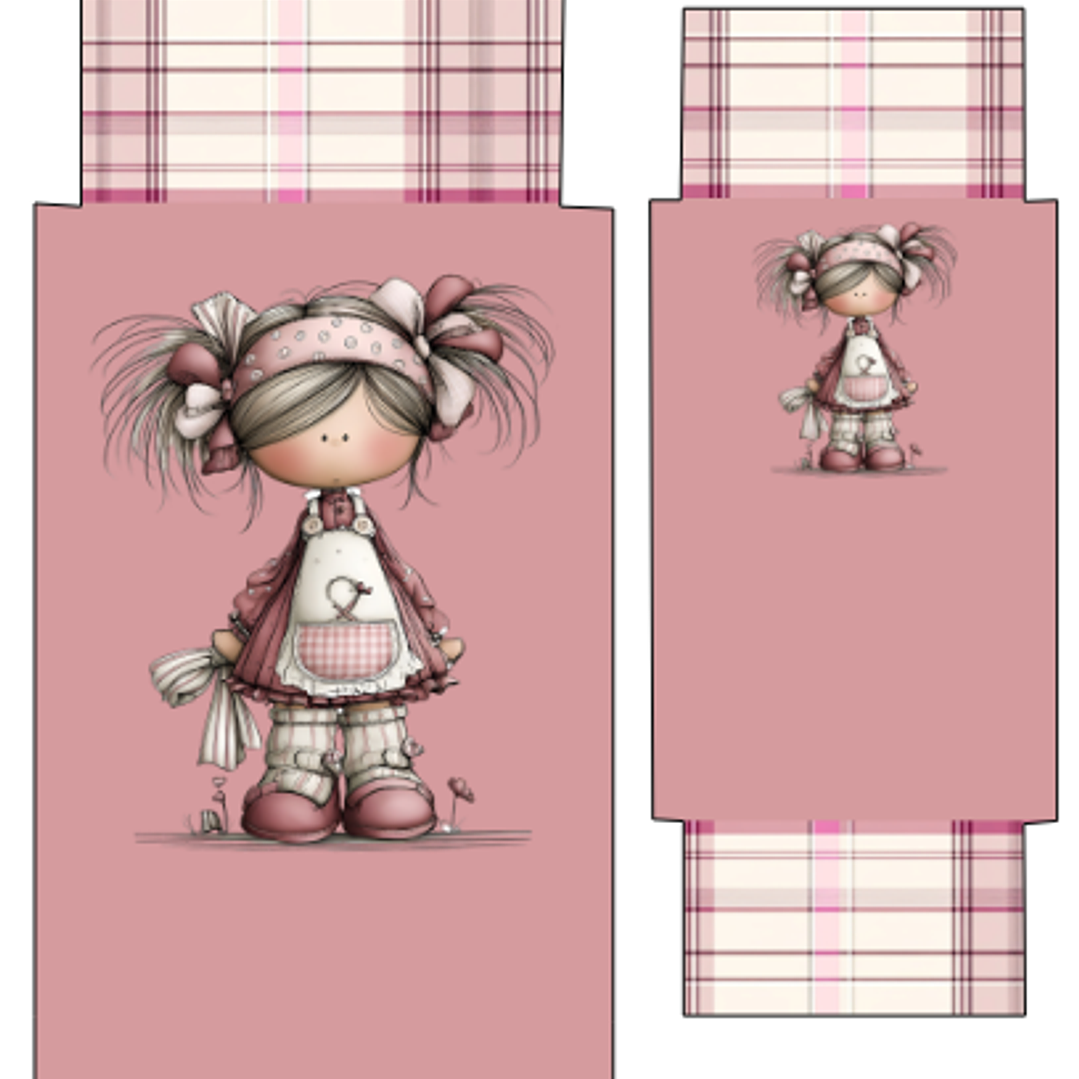 Conj Porta Oculos/TLM e Porta Moedas com fecho click-clack I 12