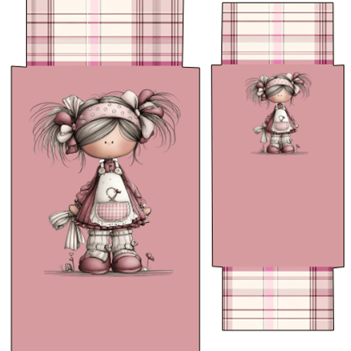 Conj Porta Oculos/TLM e Porta Moedas com fecho click-clack I 12