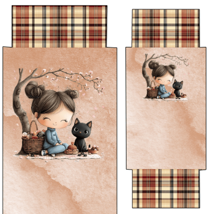 Conj Porta Oculos/TLM e Porta Moedas com fecho click-clack I 22