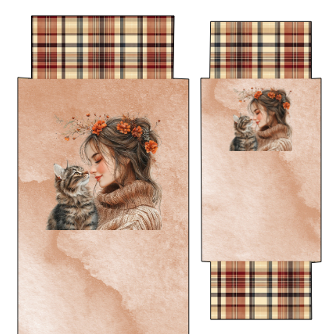 Conj Porta Oculos/TLM e Porta Moedas com fecho click-clack I 27