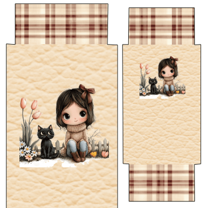 Conj Porta Oculos/TLM e Porta Moedas com fecho click-clack I 29