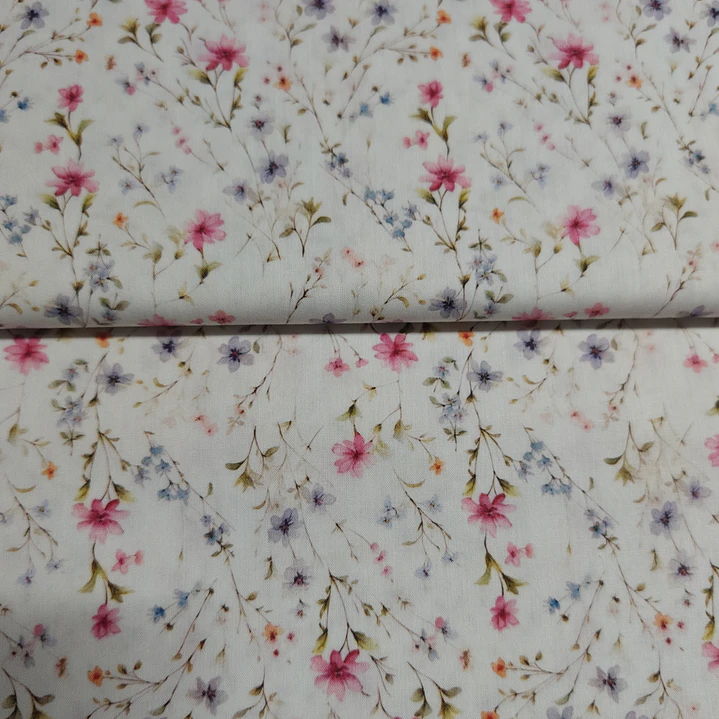 Tecidos florais 100%Algodao 12