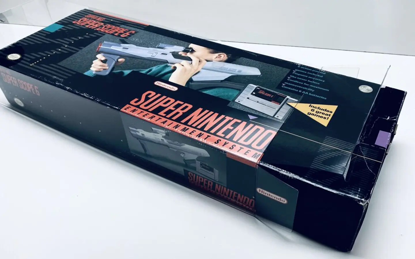 Protector PET para Caja de SNES Super Scope 1