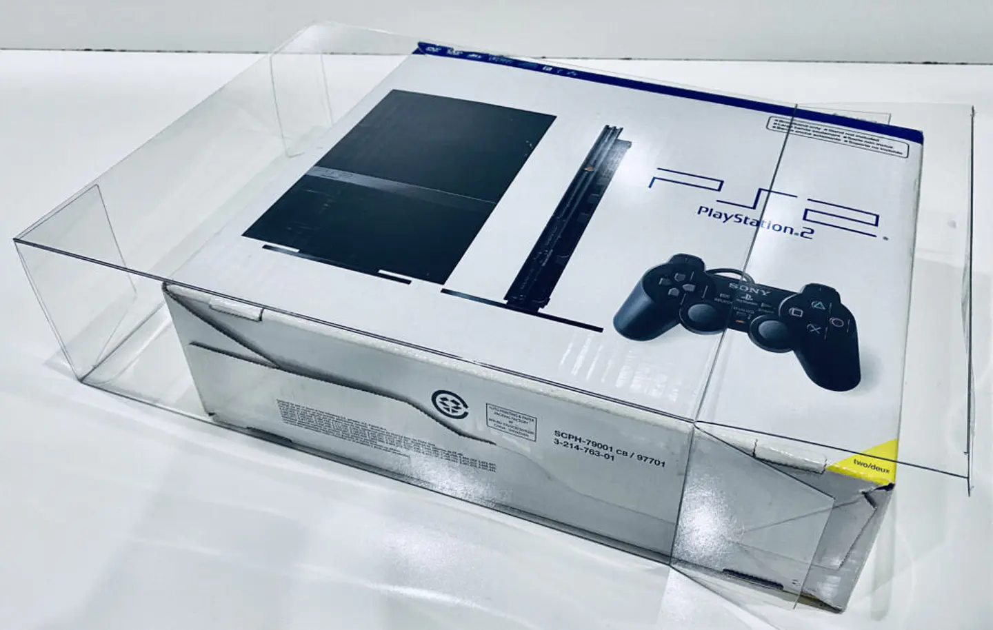 Protector PET para Caja de Consola PS2 Slim 8,9cm 1