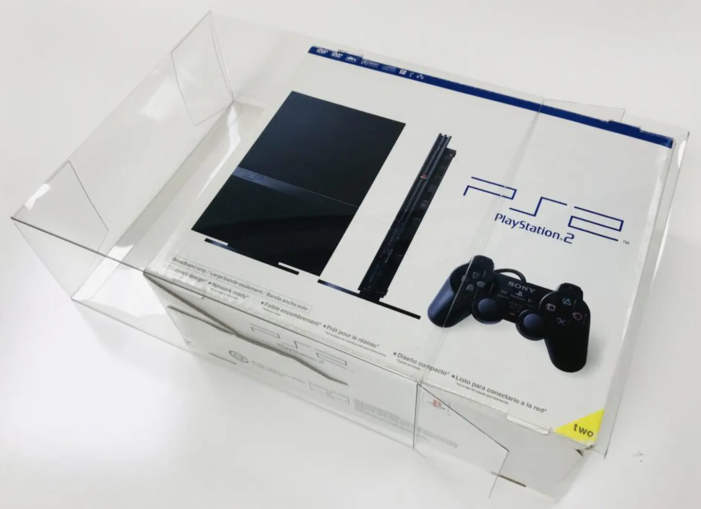Protector PET para Caja de Consola PS2 Slim 11,5cm 1