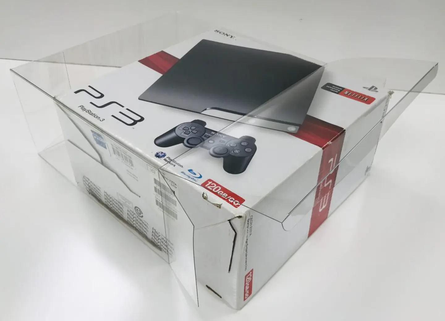 Protector PET para Caja de Consola PS3 Slim 1