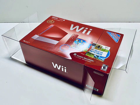 Protector PET para Caja de Consola Wii RED