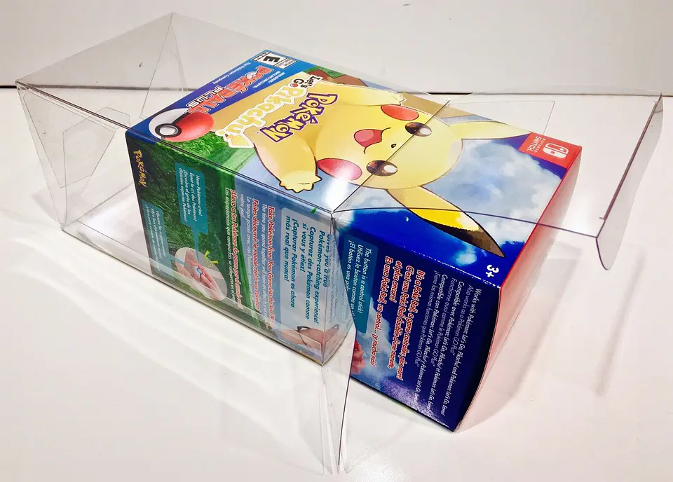 Protector PET para Caja de Juego Pokemon Let´s Go Switch 1