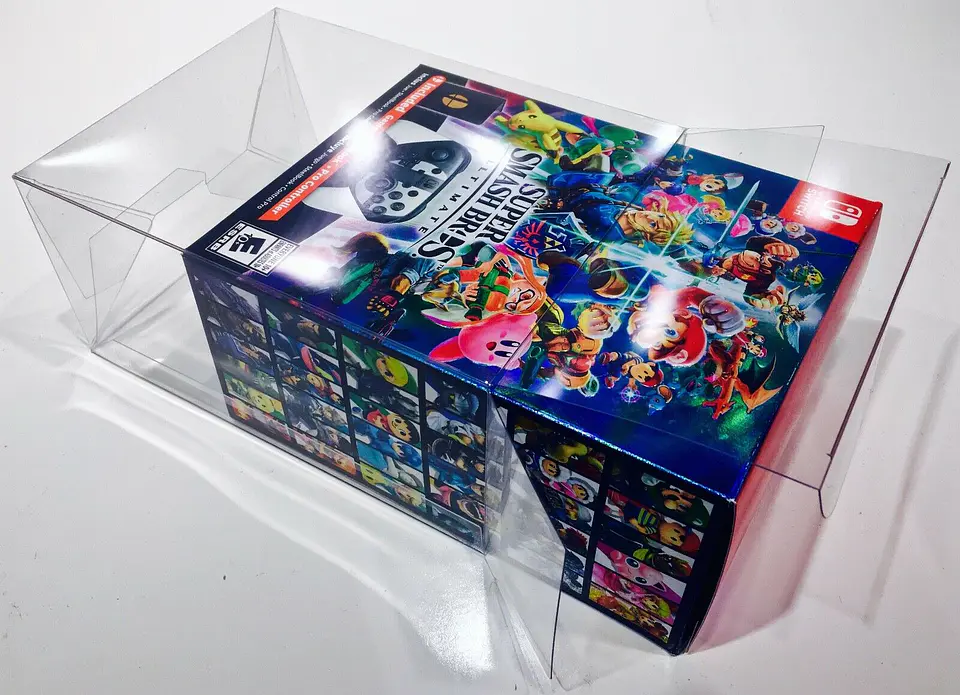 Protector PET para Caja de Juego Super Smash Bros Ultimate Switch 1