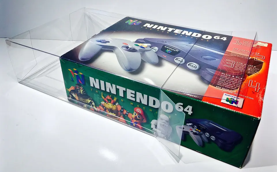 Protector PET para Caja de Consola Nintendo 64 1