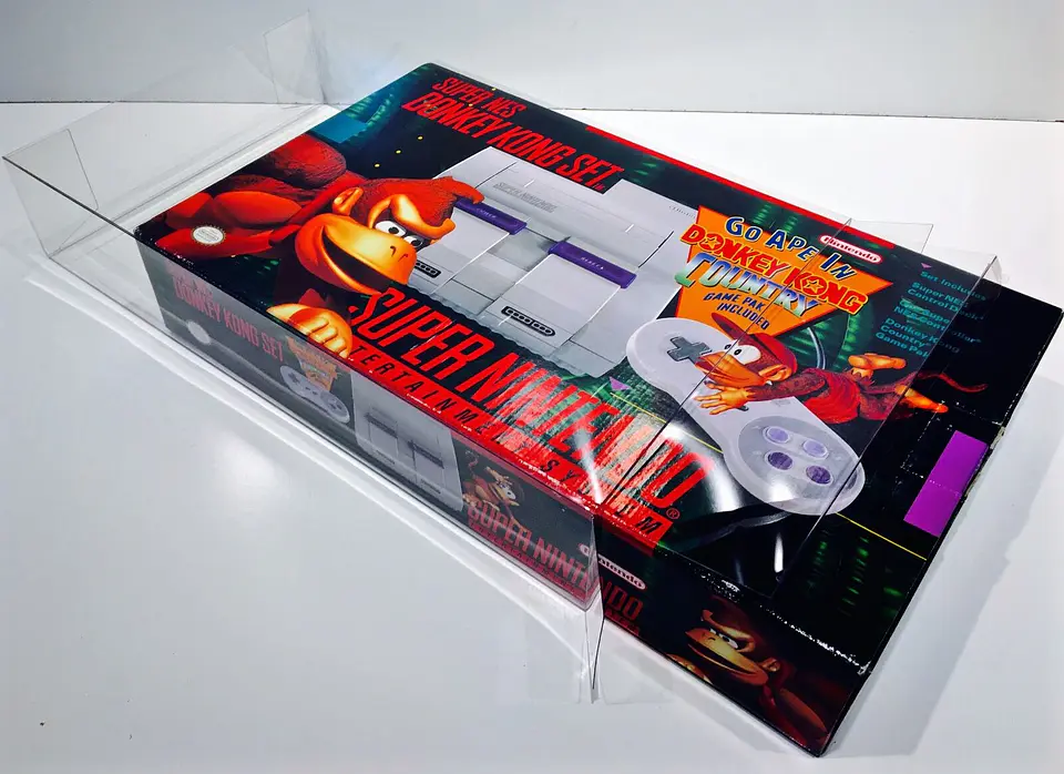 Protector PET para Caja de Consola Super Nintendo Super Set 1