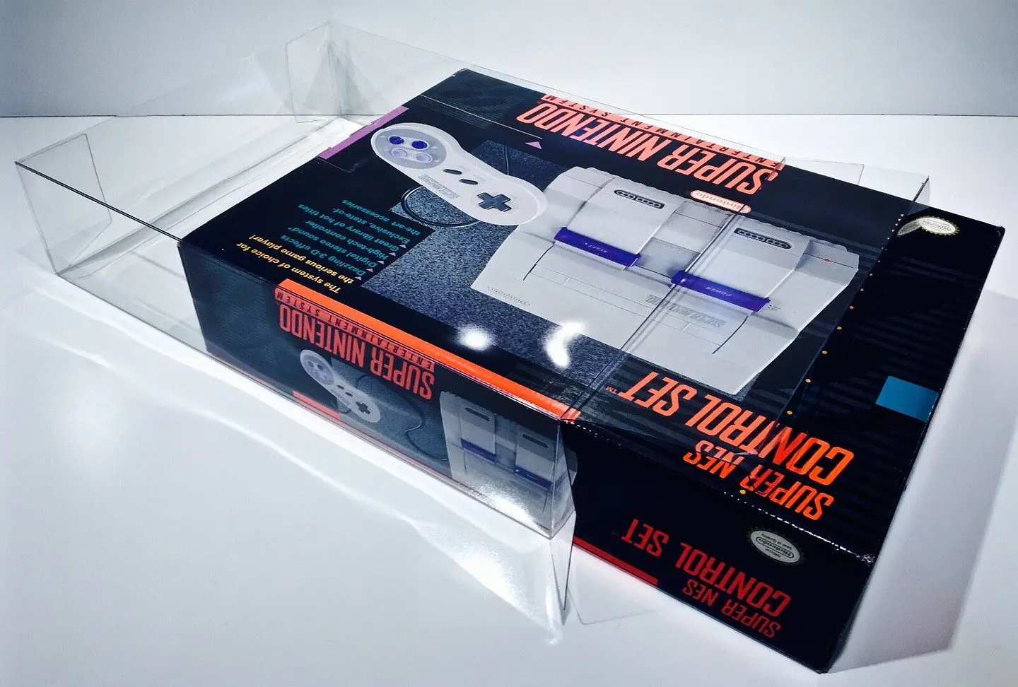 Protector PET para Caja de Consola Super Nintendo Control Set 1