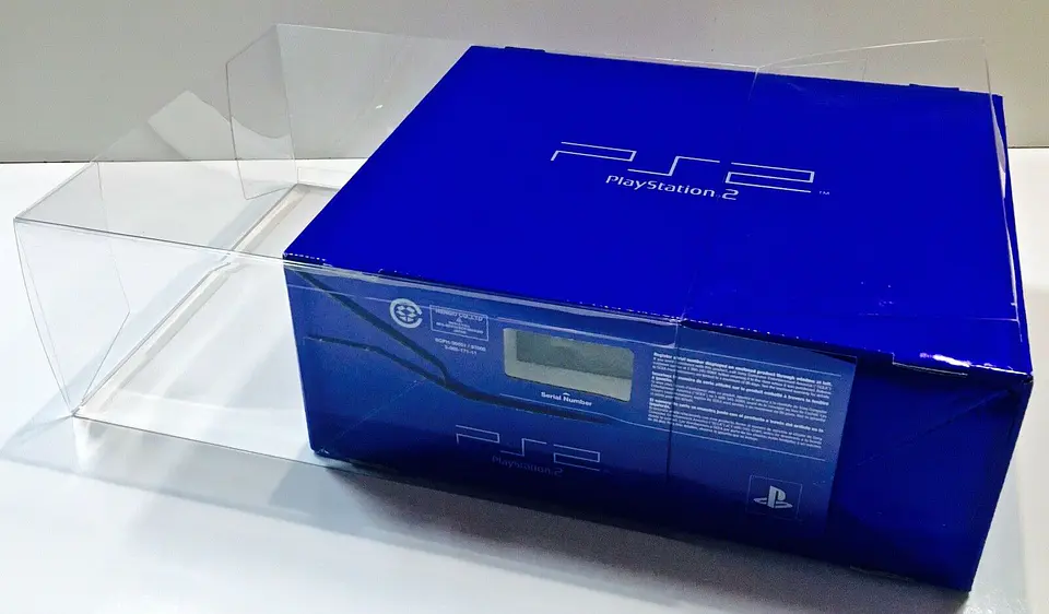 Protector PET para Caja de Consola PS2 FAT Blue 1