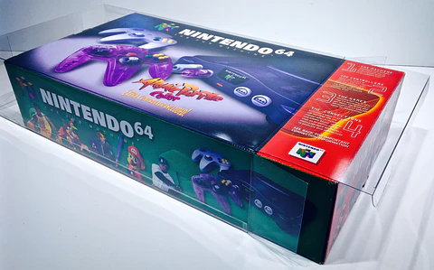 Protector PET para Caja de Consola Nintendo 64 Atomic Purple Color