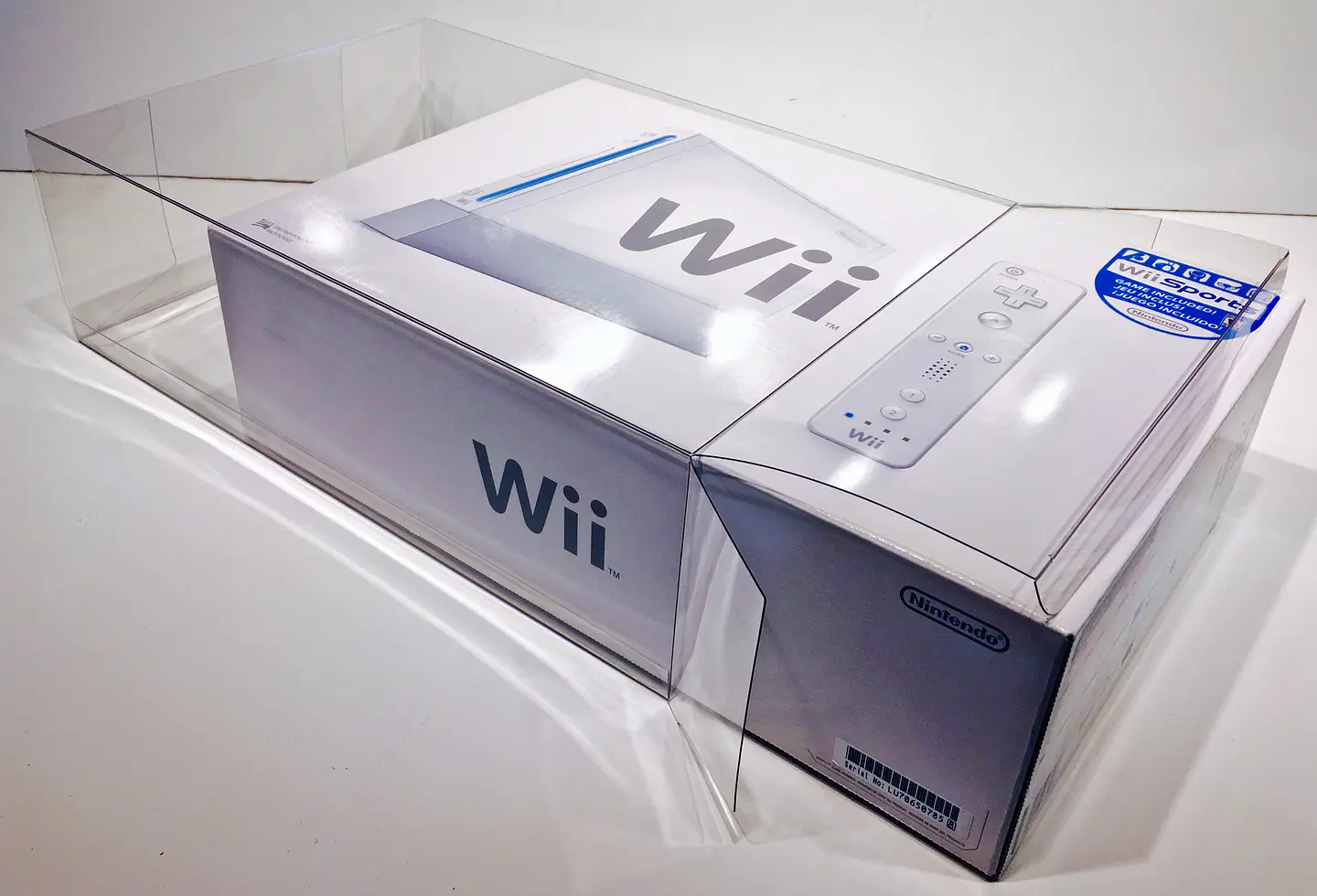 Protector PET para Caja de Consola Wii Original 1