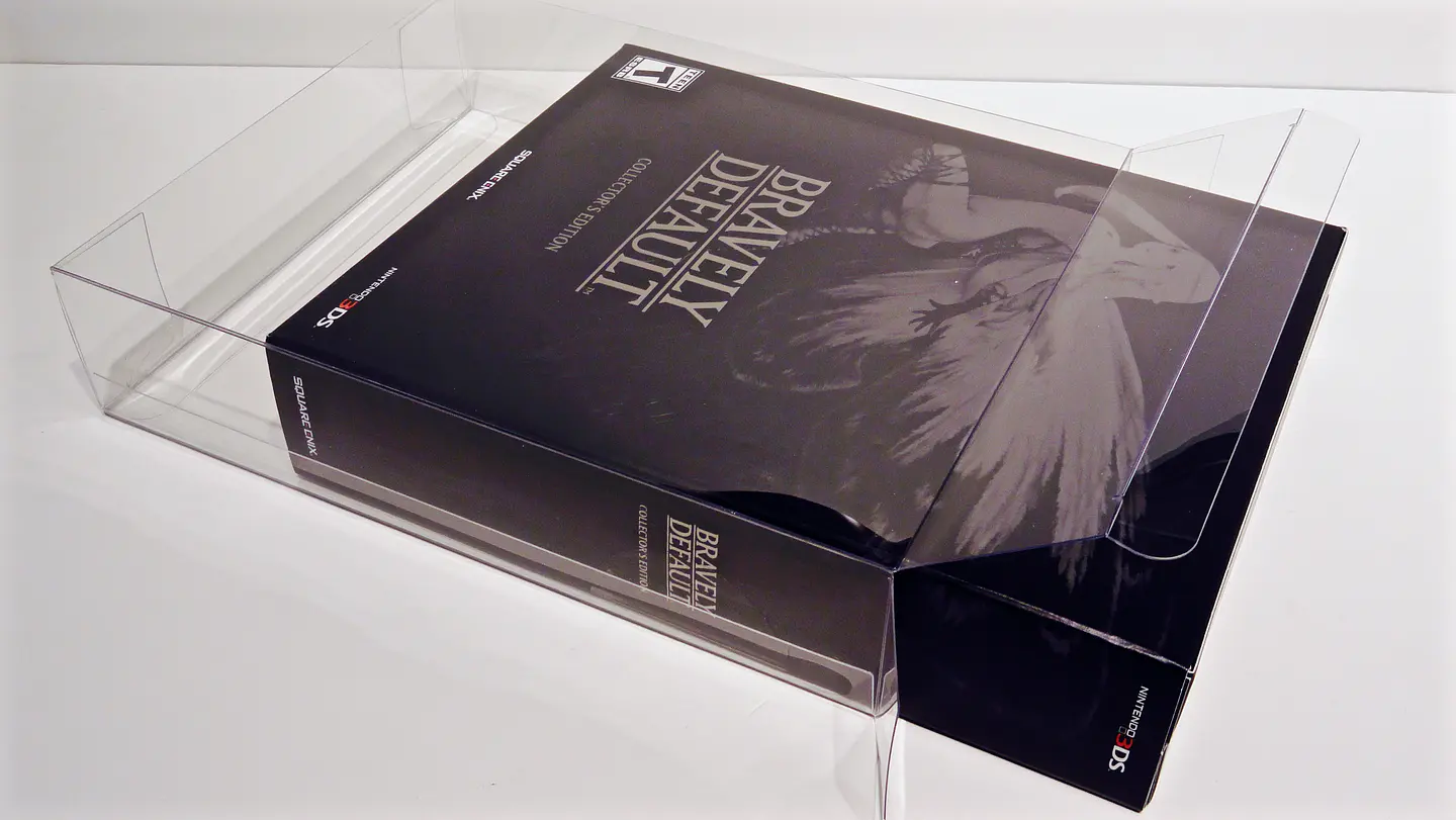 Protector PET para Caja de Juego Bravely Default Collector´s Edition Nintendo 3DS 1