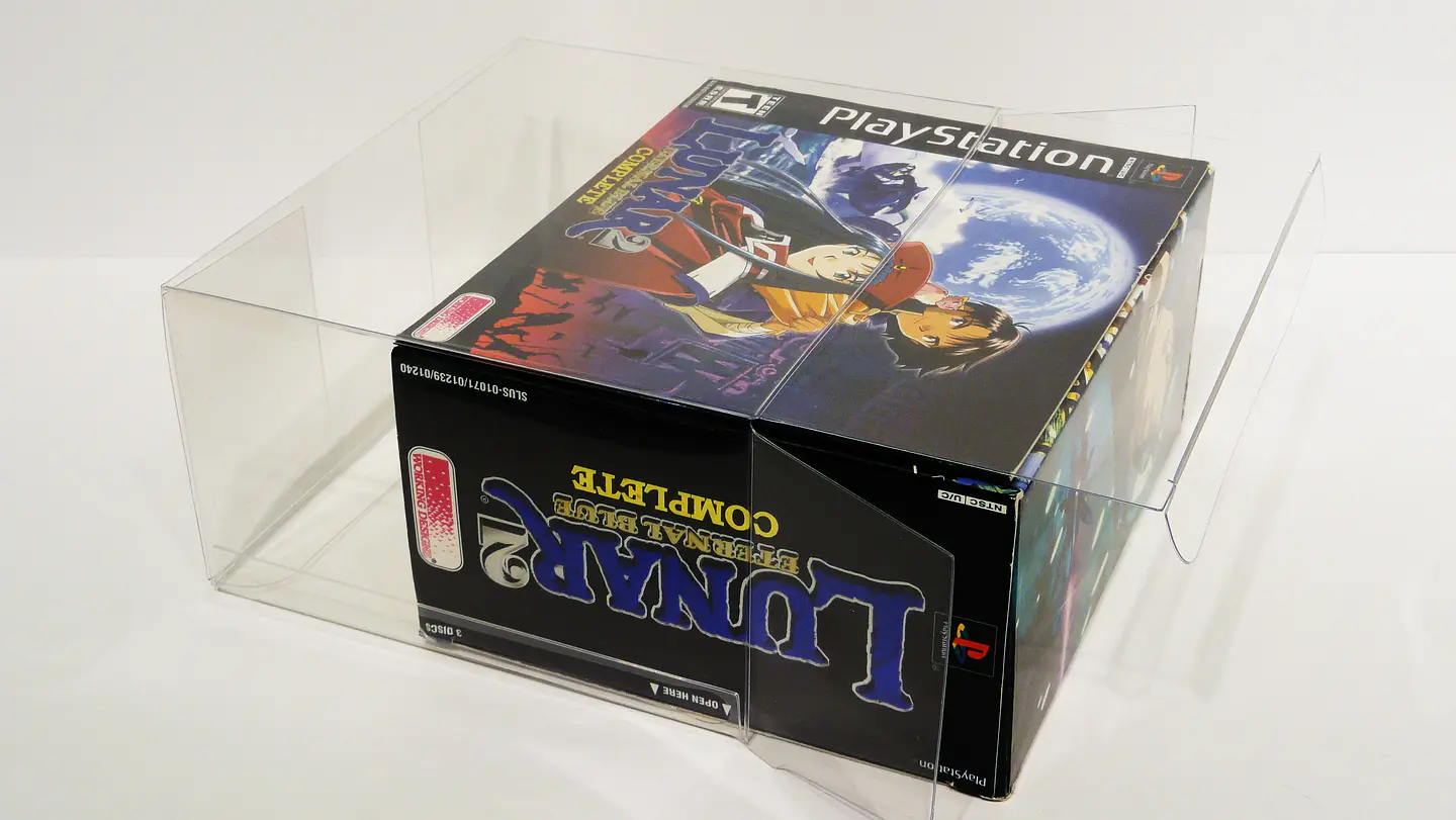 Protector PET para Caja de Juego PS1 Lunar 2 1