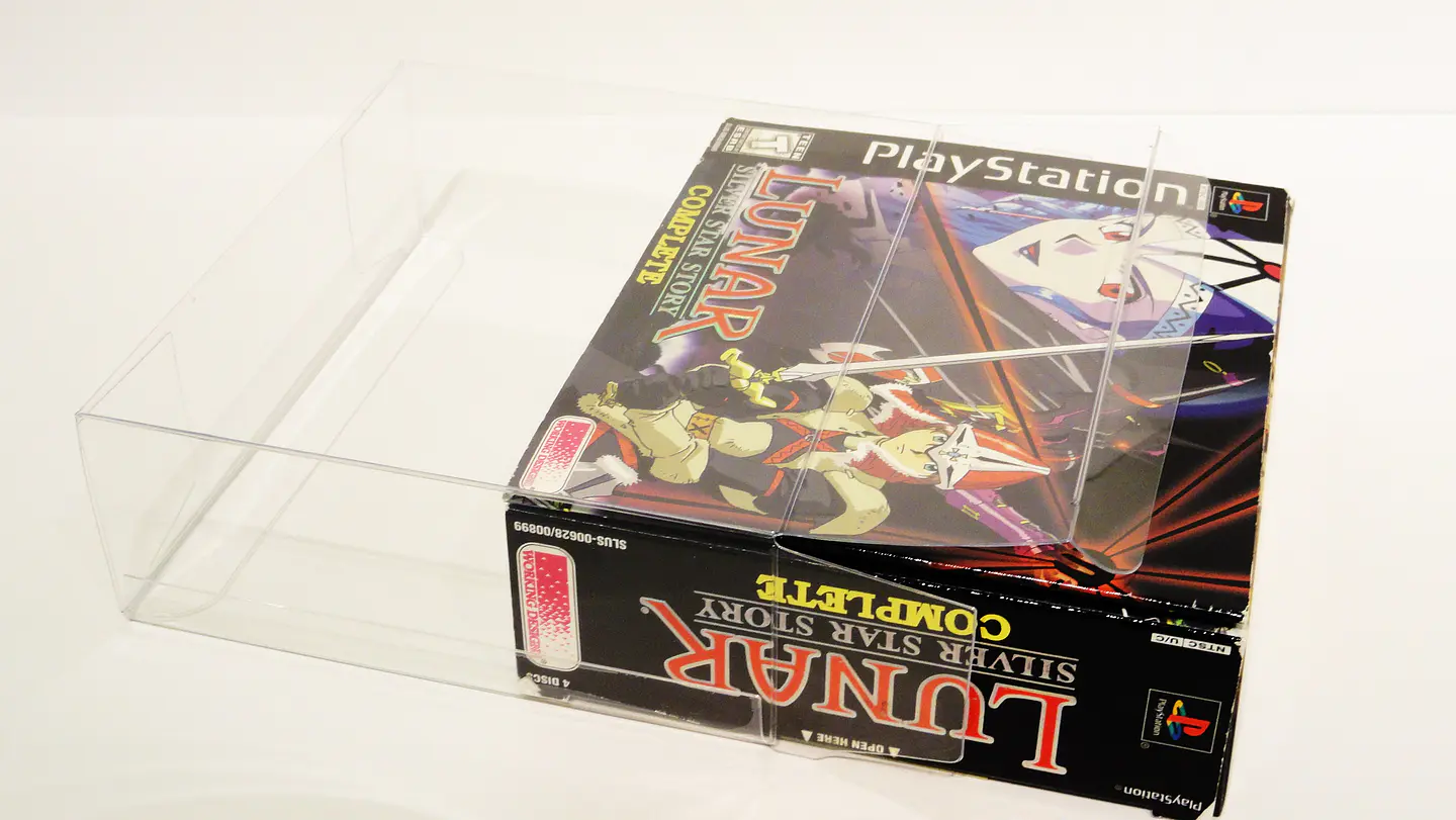 Protector PET para Caja de Juego PS1 Lunar 1 1