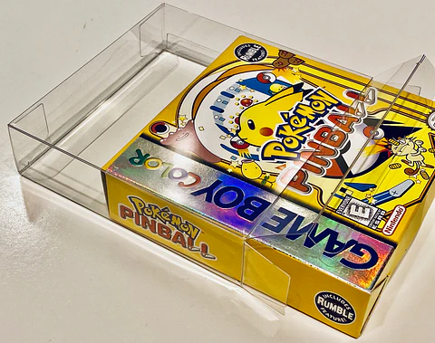 Protector PET para Juego Completo GameBoy Color Pokemon Pinball CIB