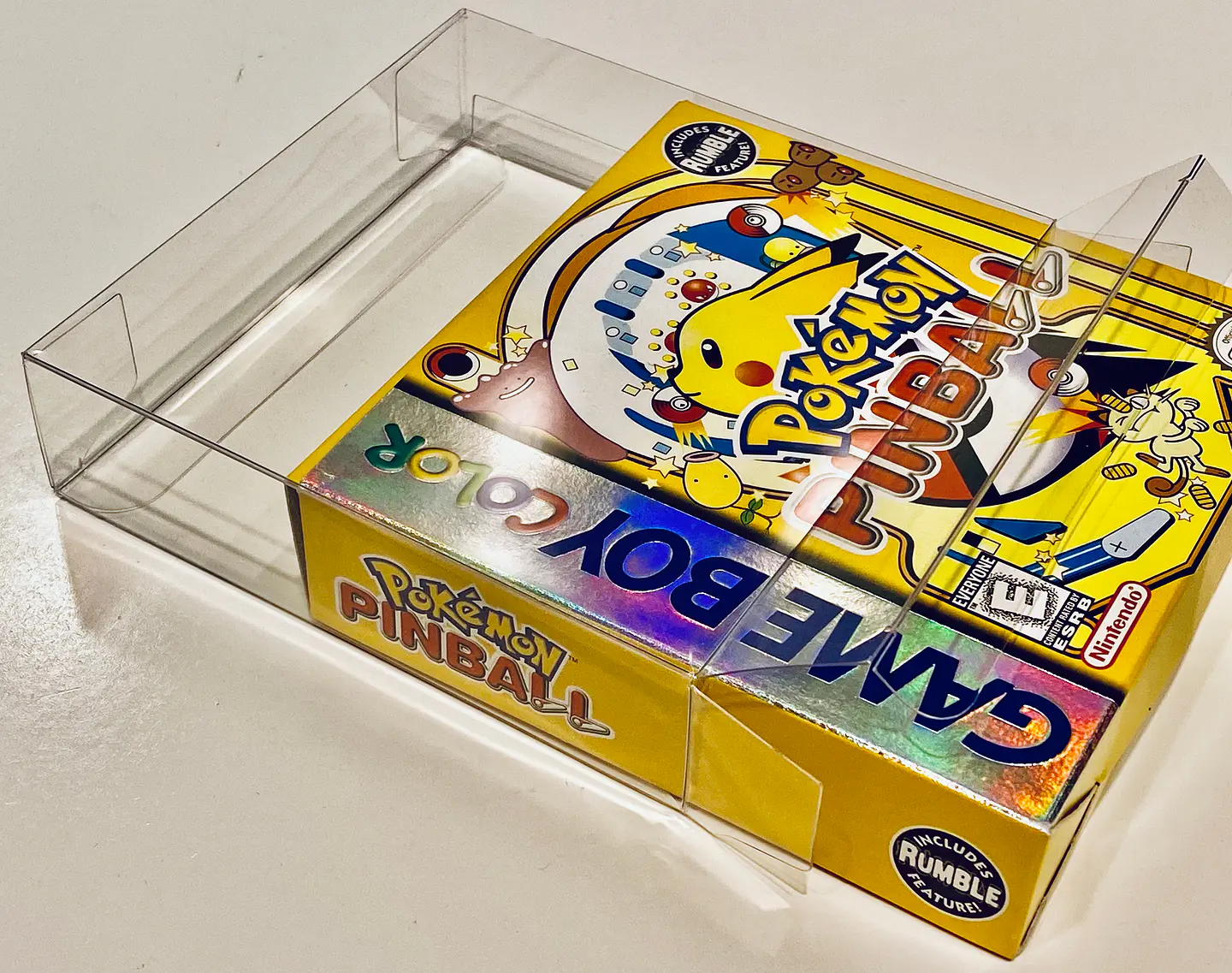 Protector PET para Juego Completo GameBoy Color Pokemon Pinball CIB 1