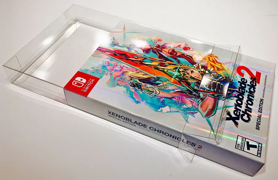 Protector PET para Caja de Juego Xenoblade Chronicles 2 Special Edition Switch 1