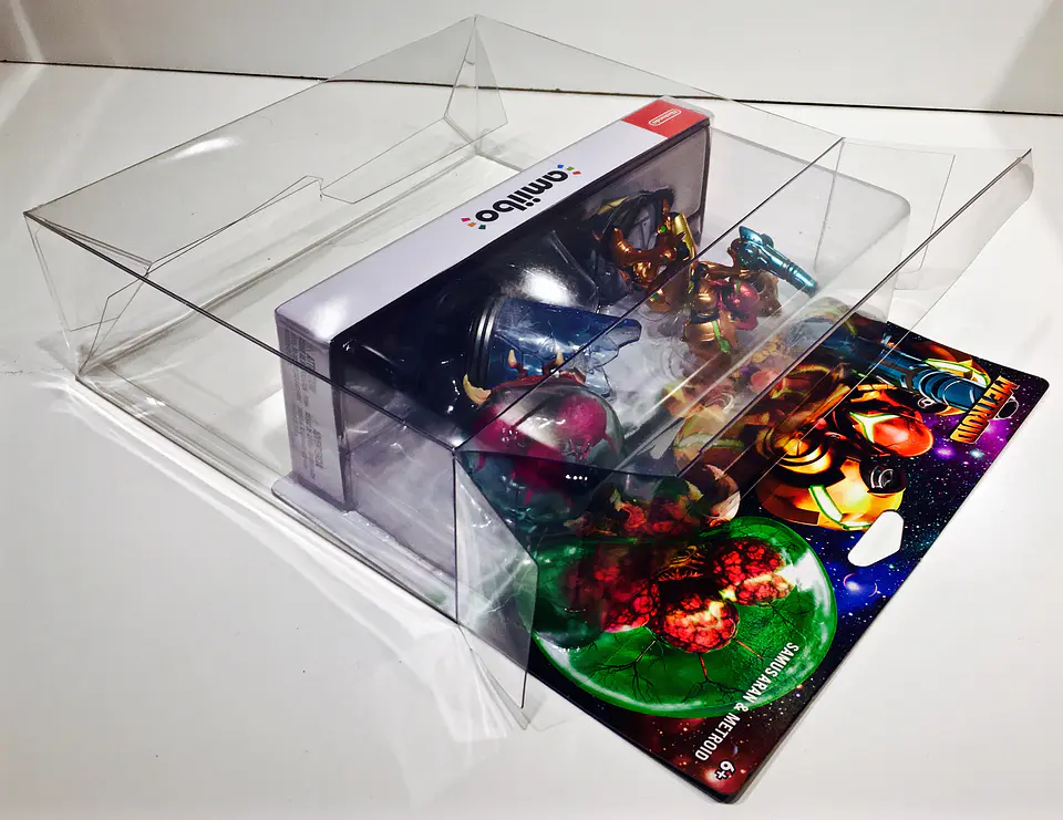 Protector PET para Amiibo Metroid + Metroid Dread 2 Pack 1