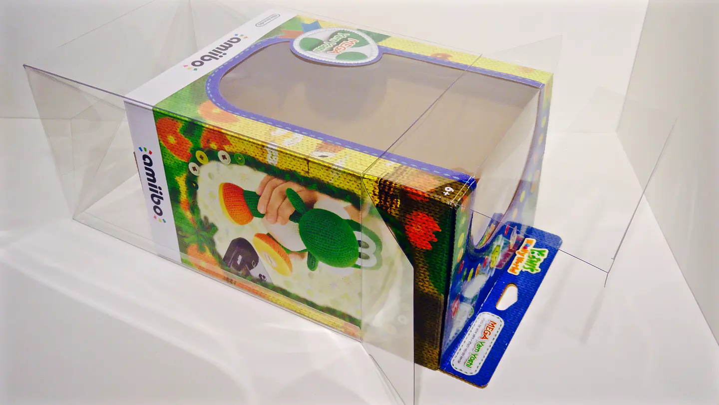 Protector PET para Amiibo Mega Yarn Yoshi 1