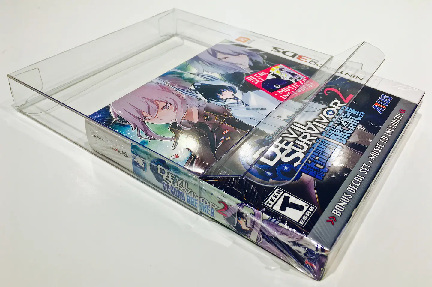 Protector PET para Caja de Juego Nintendo 3DS Launch Edition CIB 1