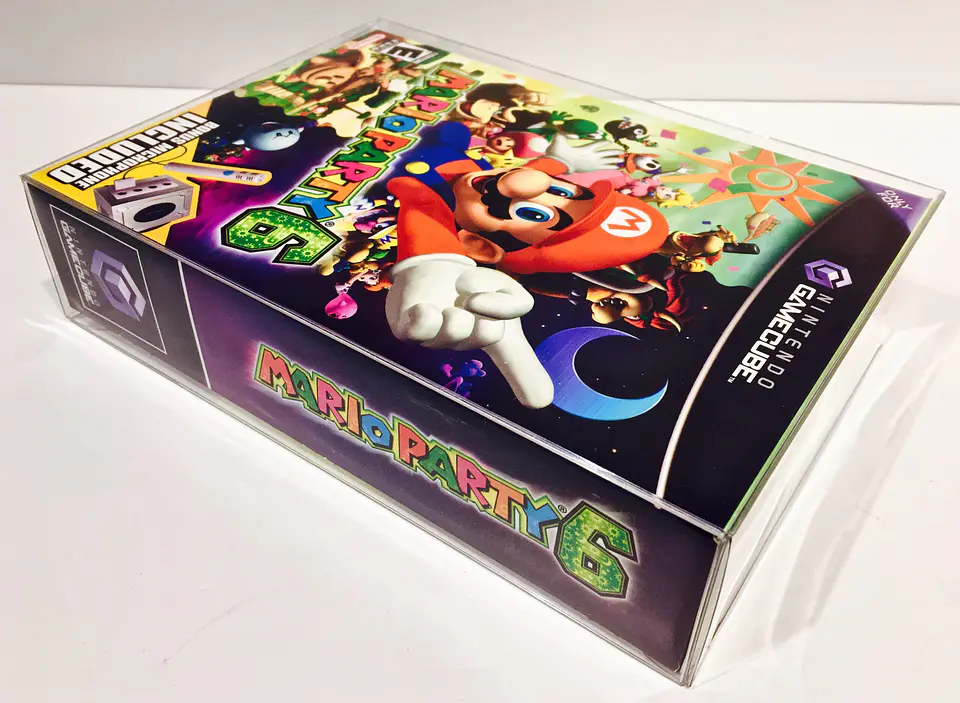 Protector PET para Caja de Juego Mario Party 6 y 7 Game Cube 1