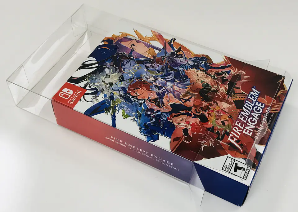 Protector PET para Caja de Juego Fire Emblem Engage Divine Edition Switch 1