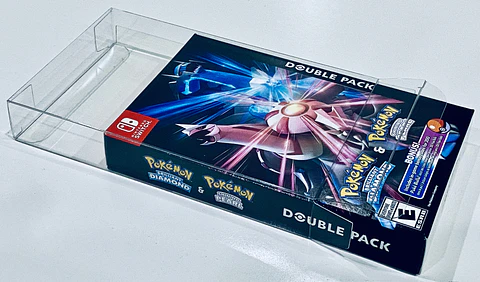 Protector PET para Caja de Juego Pokemon Brilliant Diamond and Shining Pearl Double Pack Switch