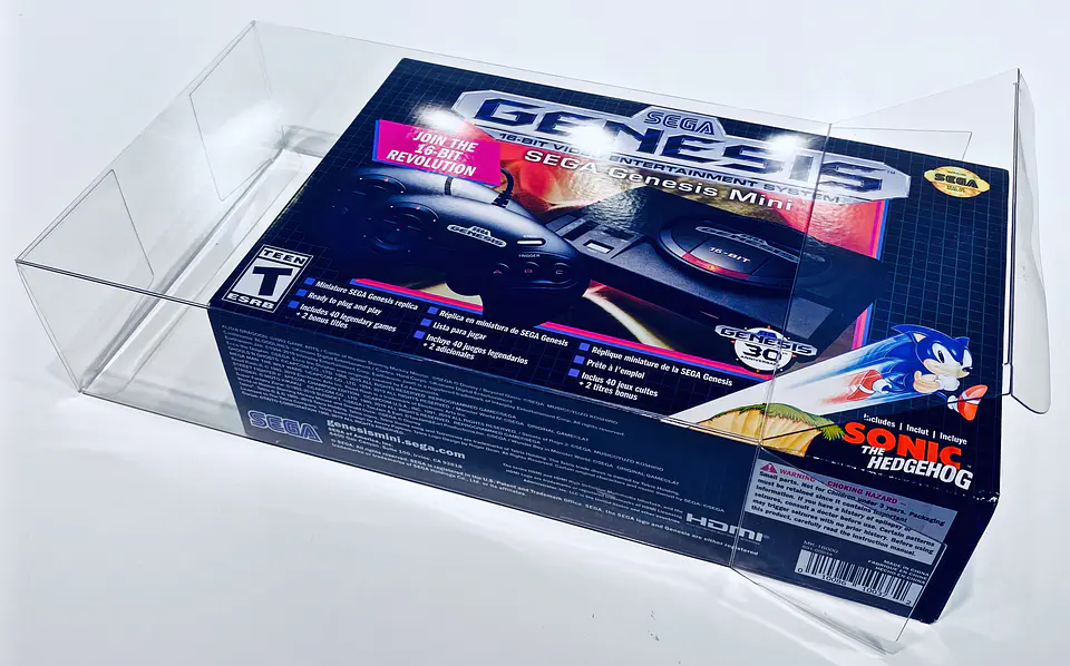 Protector PET para Caja de Consola Sega Genesis Mini 1