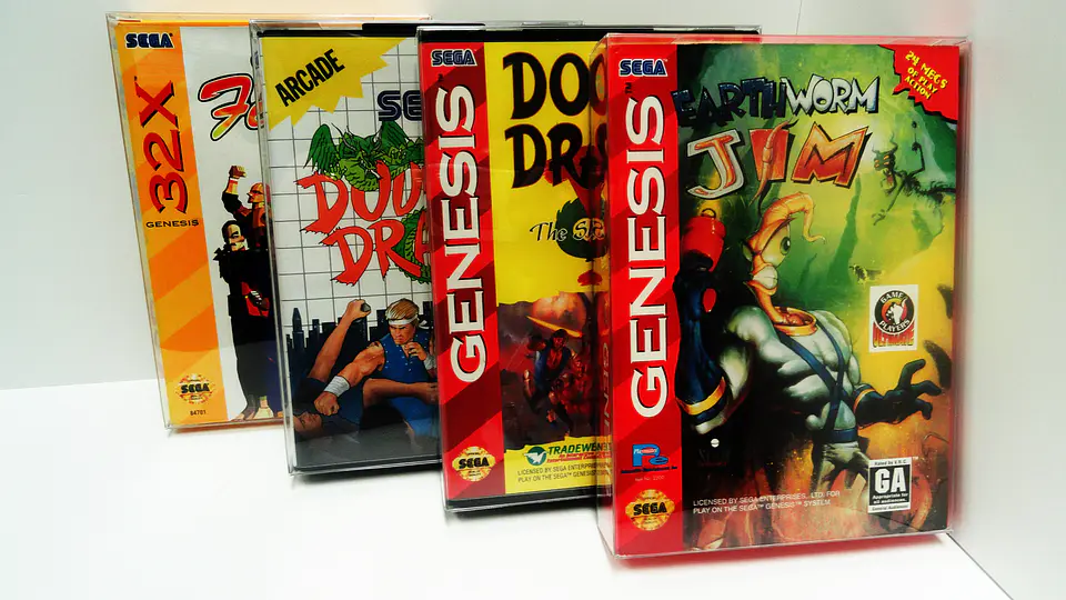 Protector PET para Juego Completo Sega Genesis / Master / 32x CIB 1
