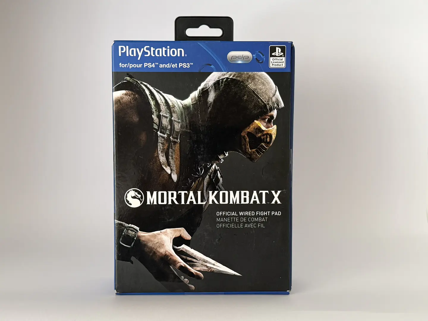 Control alámbrico Wired Fight Pad Mortal Kombat X para PS4 / PS3 1