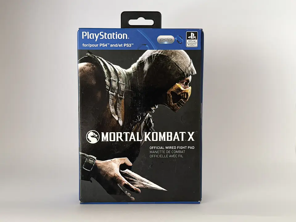 Control alámbrico Wired Fight Pad Mortal Kombat X para PS4 / PS3 1
