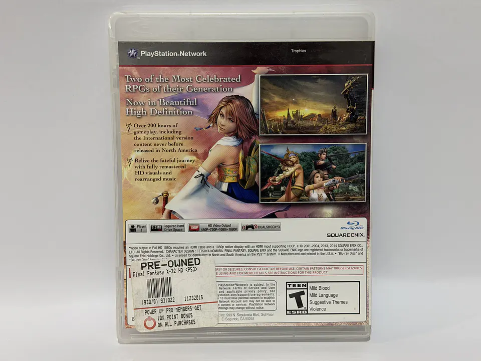Final Fantasy X 10 X 2 HD Remaster 2