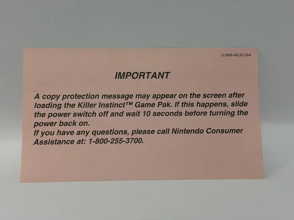 Killer Instinct Full CIB 19