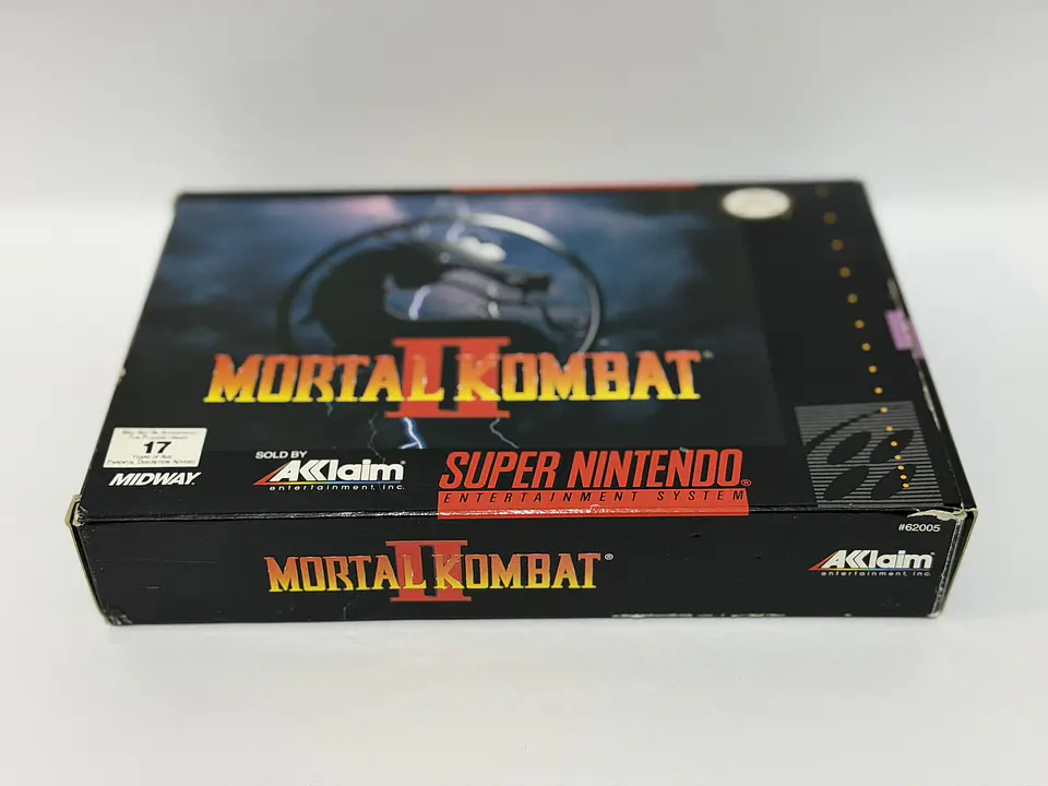 Mortal Kombat II SNES Full CIB 10